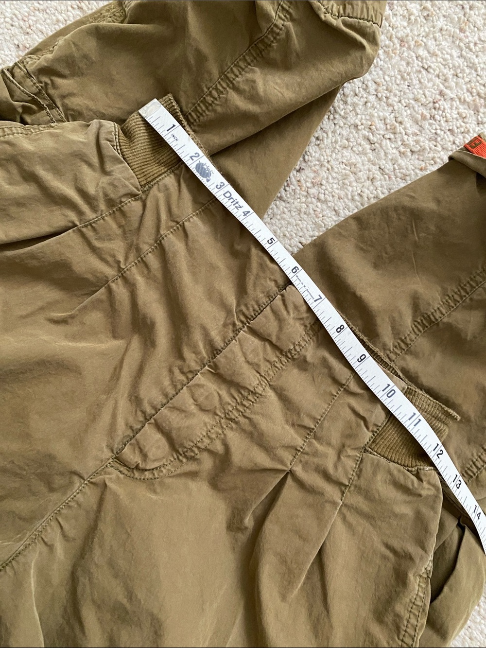 Free People Movement Cargo Parachute Pants. Green Khaki. S. - Picture 7 of 12